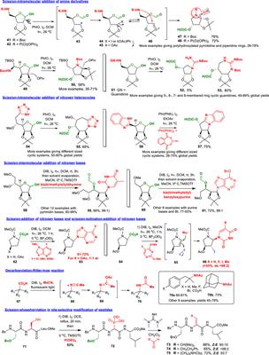 “Cut and Paste” Processes in the Search of Bioactive Products: One-Pot, Metal-free O-Radical Scission-Oxidation-Addition of C, N or P-Nucleophiles